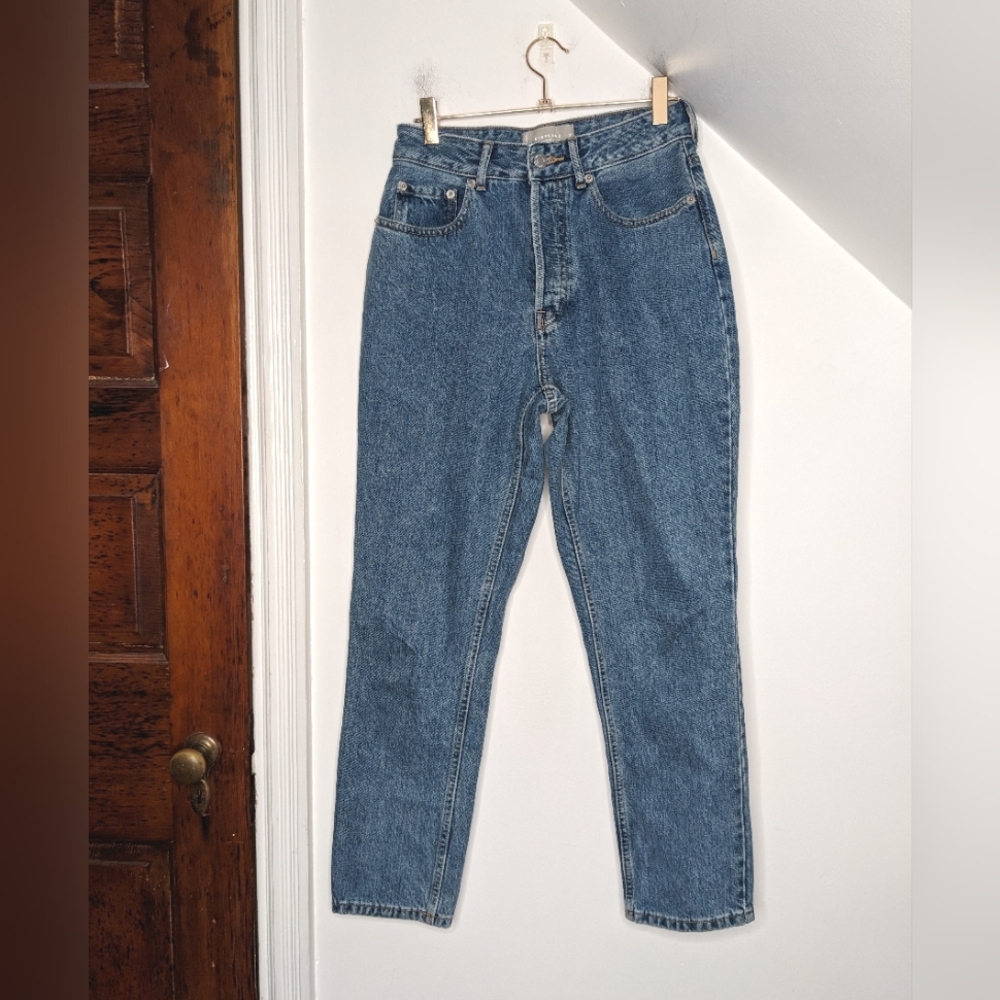 EVERLANE The Curvy '90s Cheeky Straight Jean Organic Cotton Size 26 Ankle Crop